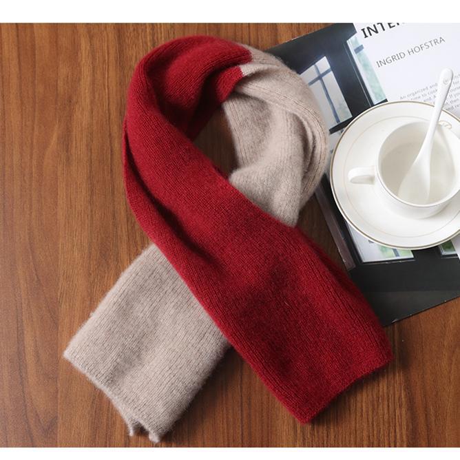 Women's Winter Wool Knit Cashmere Cowl Scarf - Thick, Warm, and Versatile Neck Protector