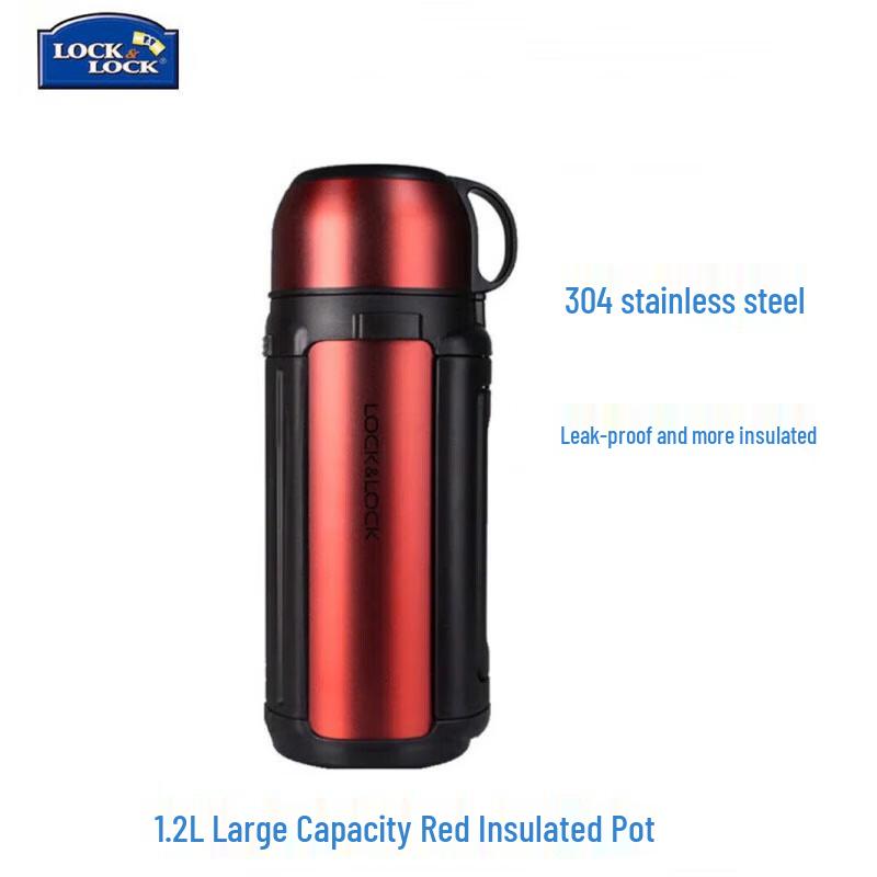 LocknLock 1.2L Stainless Steel Thermal Travel Flask