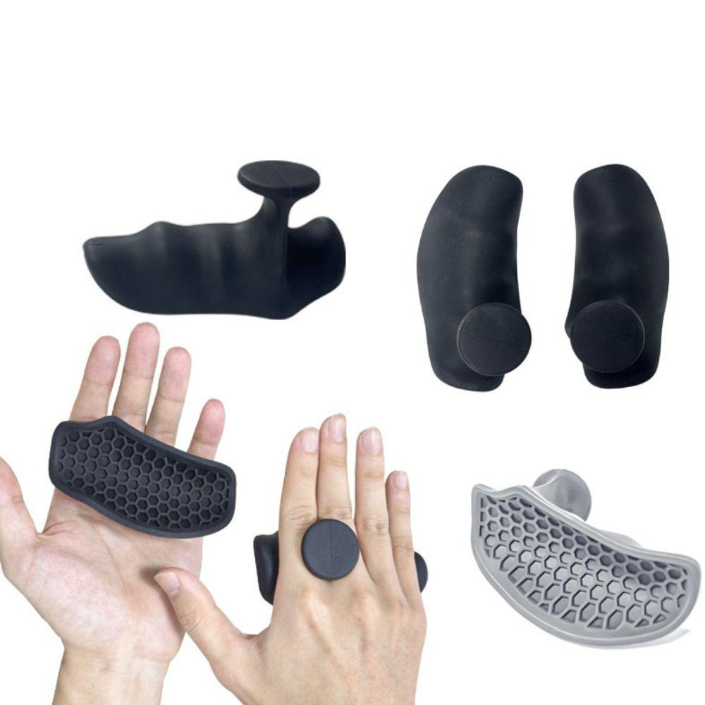 1 Paire Poignées Ergonomiques d'Haltérophilie Poignées de Paume Antidérapantes en Silicone Gants d'Entraînement de Gymnastique Soulevé de Terre