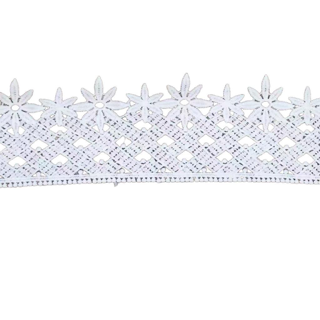 Milk Silk Lace, Water Soluble Embroidery Lace Accessories Diy Accessories Women'S Lolita Skirt Water Soluble Lace