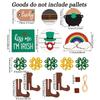 Festive Table Decor Farm Signs Patrick's Day Tiered Tray Bedroom Dormitory Decor Suitable for Patrick's Day Party Supply