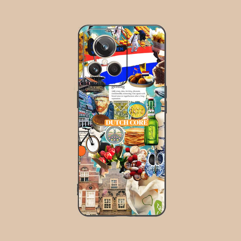 

Netherland Dutch Flag Matte TPU Mobile Phone Case for Realme GT 8 Neo Pro C75 73 71 C67 65 C55 53 C35 31 C20 15 Colorful Cover realme C15
