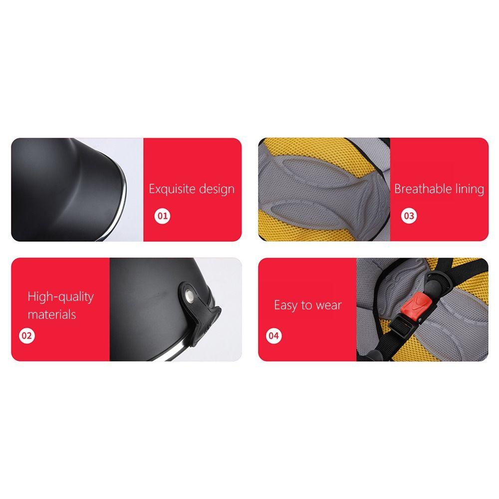 1 Stück mit verstellbarem Riemen Sicherheitshelm Universelle Baseballkappe Hut Elektrofahrradzubehör