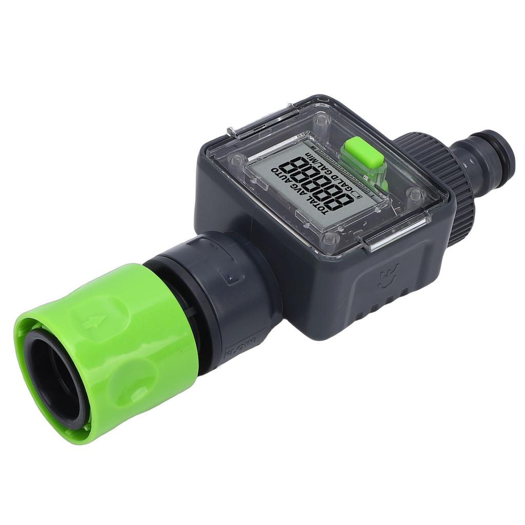 Water Flow Meter High Precise Real Time Monitoring Digital Water Consumption Meter for Garden Watering Irrigation