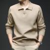 Men's Stylish Seagull Collar Loose Knit Sweater - Spring/Autumn 2025 Collection