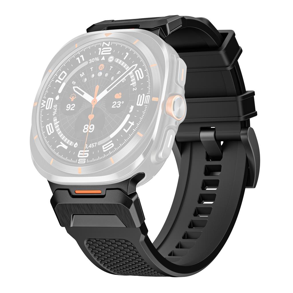 For Samsung Galaxy Watch Ultra 47mm Soft TPU Watch Band Textured Replacement Strap