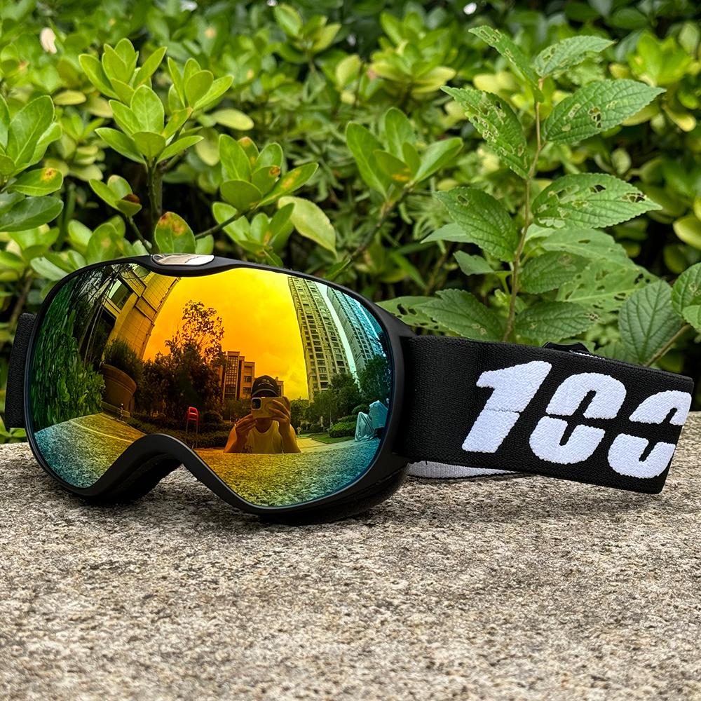 Children Ski Goggles Anti-fog Double Layer Skiing Glasses Kids Snowboard Winter Outdoor Sports Goggle for Age 4-14 Big Vision