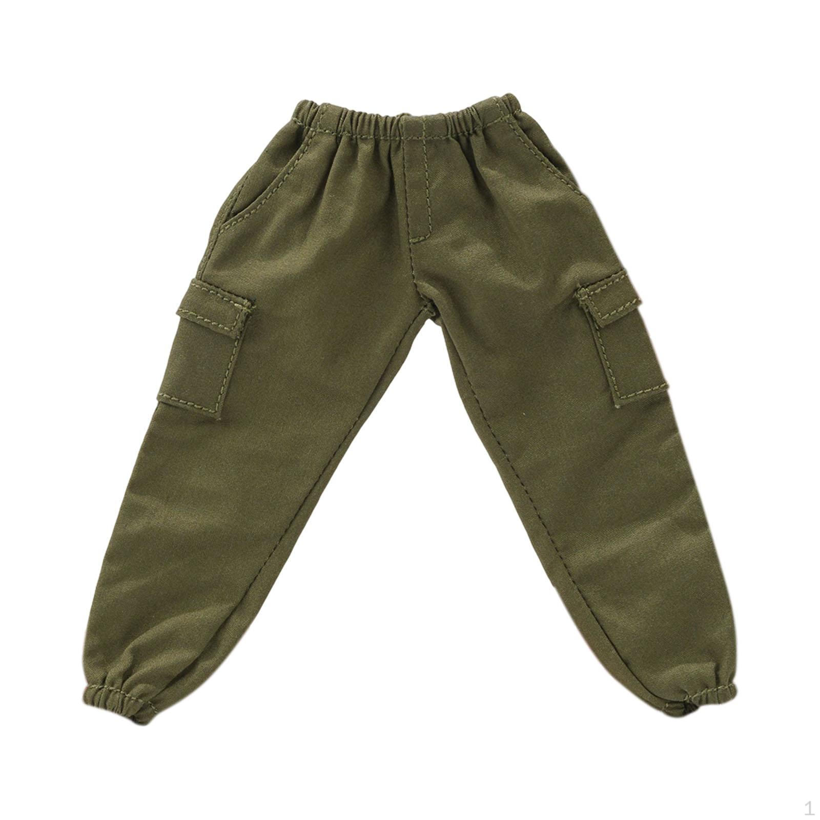 

1/10 Male Clothes Dress up Accessories Doll Premium Trendy Easy to Wear Fashion Miniature Pants