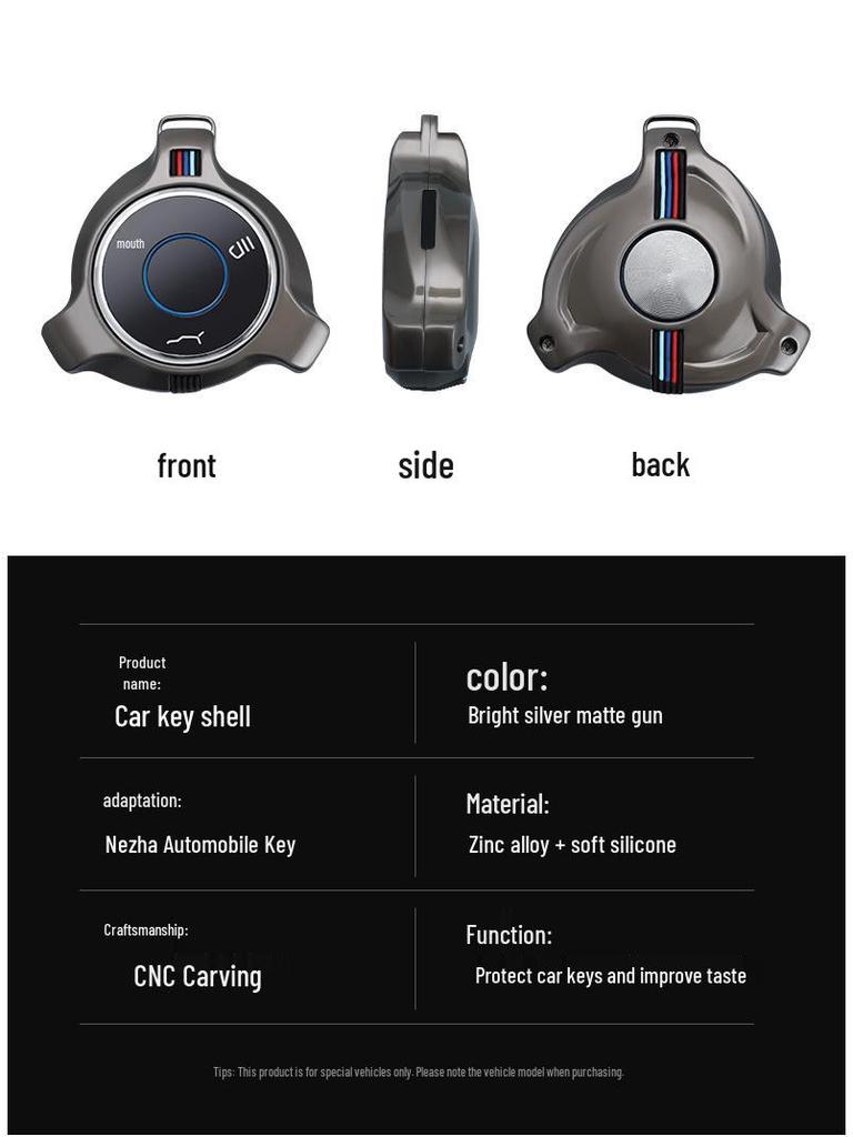 Nezha U Pro/V High-End Full-Cover Protective Car Key Case for 2022 Model