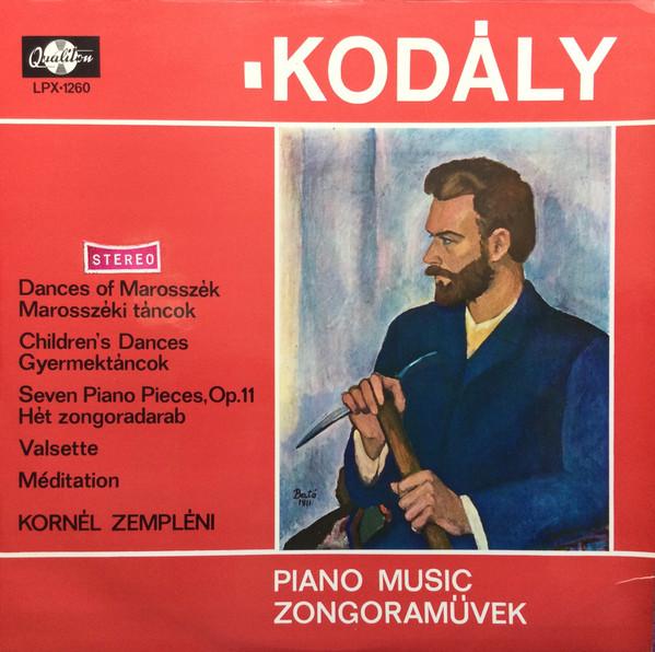 

Виниловая пластинка KODLY KORNL ZEMPLNI Фортепианная музыка SLPX1260 Qualiton 1966 Венгрия Классическая Б/у