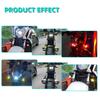 Mini-Motorrad-LED-Scheinwerfer-Spot-Projektorlinse Zweifarbig Hilfs-Außenleuchte für Moto Cafe Racer ATV Lkw Roller