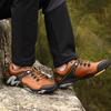 Modne brązowe buty turystyczne męskie Outdoor 2024 Oryginalne skórzane buty wspinaczkowe męskie sportowe trampki wodoodporne trampki trekkingowe męskie
