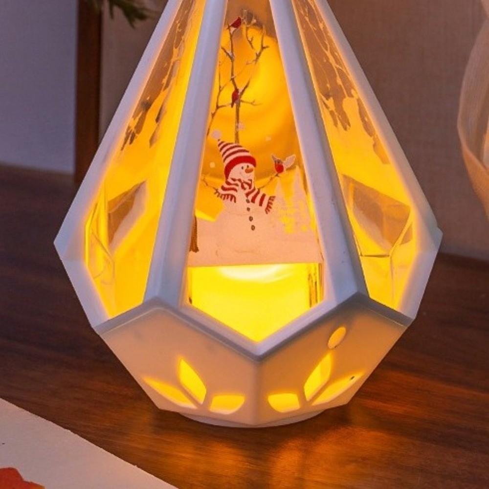Santa Claus Xmas Ornaments New Year Atmosphere Lights  Lamp Supplies