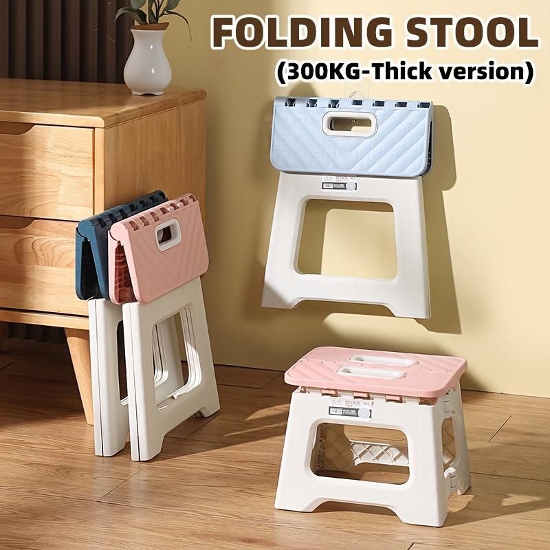 1pc portable and lightweight folding stool, high load-bearing capacity, suitable for outdoor camping and home use