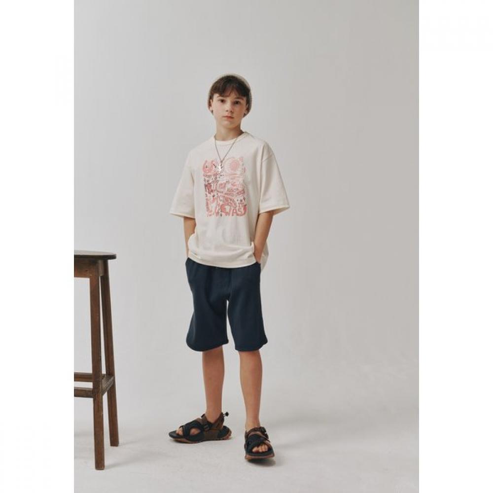 Bluetail Half Length Daima Navy Pants Azb3pt07nv