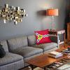 Flag Of St. Louis Square Pillow Case Cushions for Sofa Fleur De Lis Lily Flower Symbol Novelty Cushion Covers