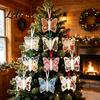 Praktische Bargeldumschlag-Alternative 2 Stück Acryl Schmetterling Geldhalter Hängende Ornamente Dekorative Anhänger für Weihnachts-Feiertags-Ausstellungsbaum