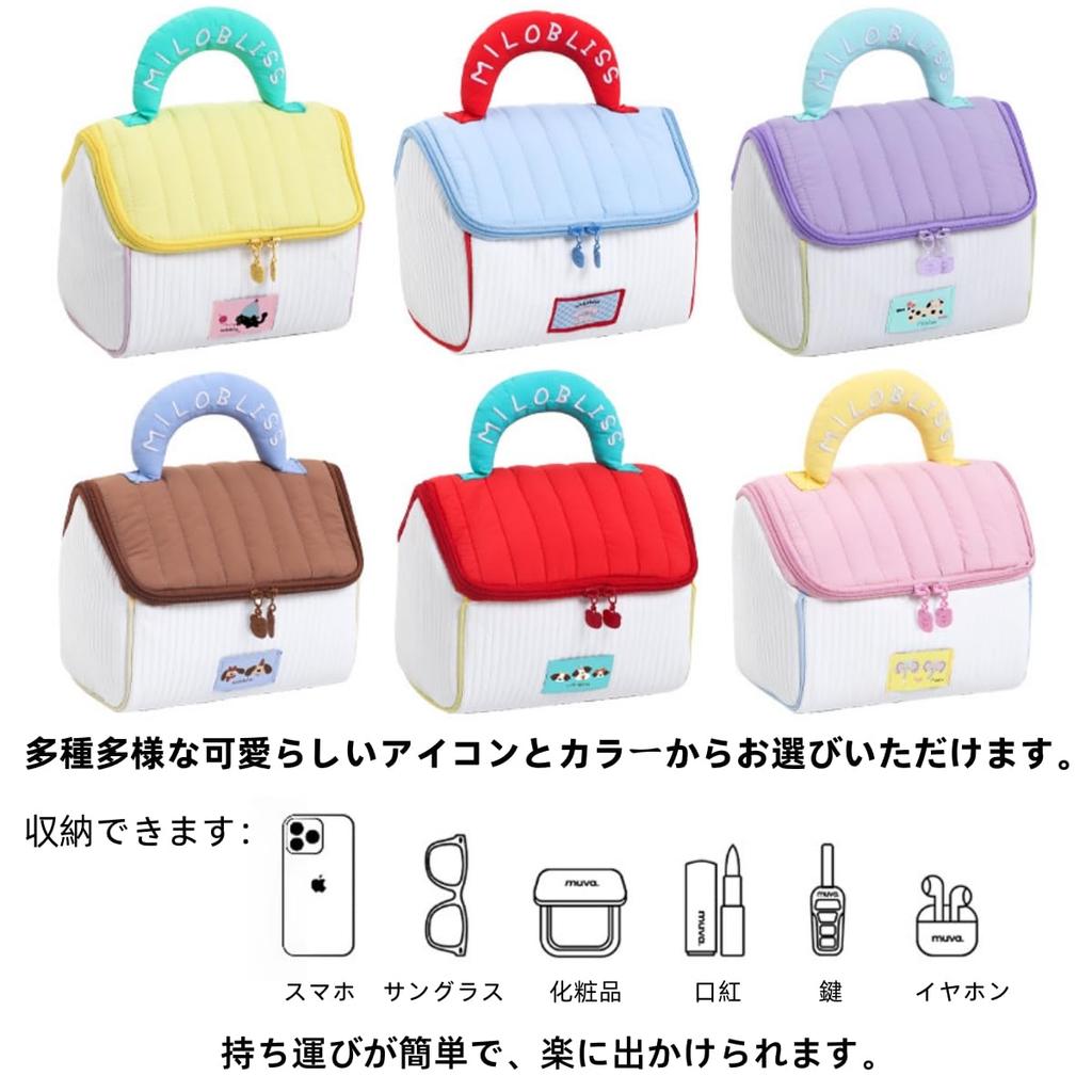 Aylashine Cute Cosmetic Large Handheld Storage Bag for Cosmetics and Small Double Zipper High Visual Easy to Suitable for Kids and Women Blue Pouch,