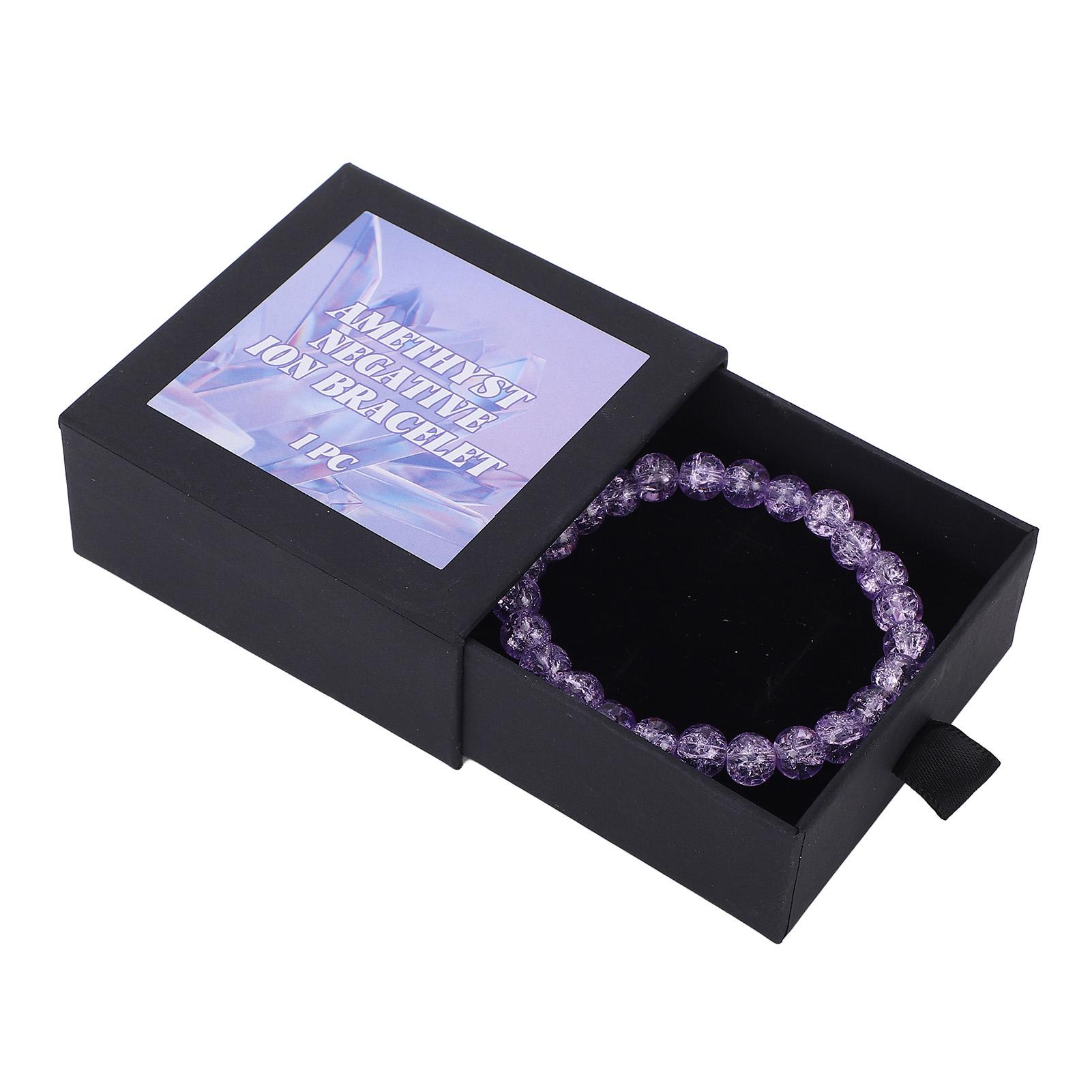 

Фиолетовый браслет из бисера, стеклянные круглые бусины, аксессуар для повседневного украшения и праздничного подарка