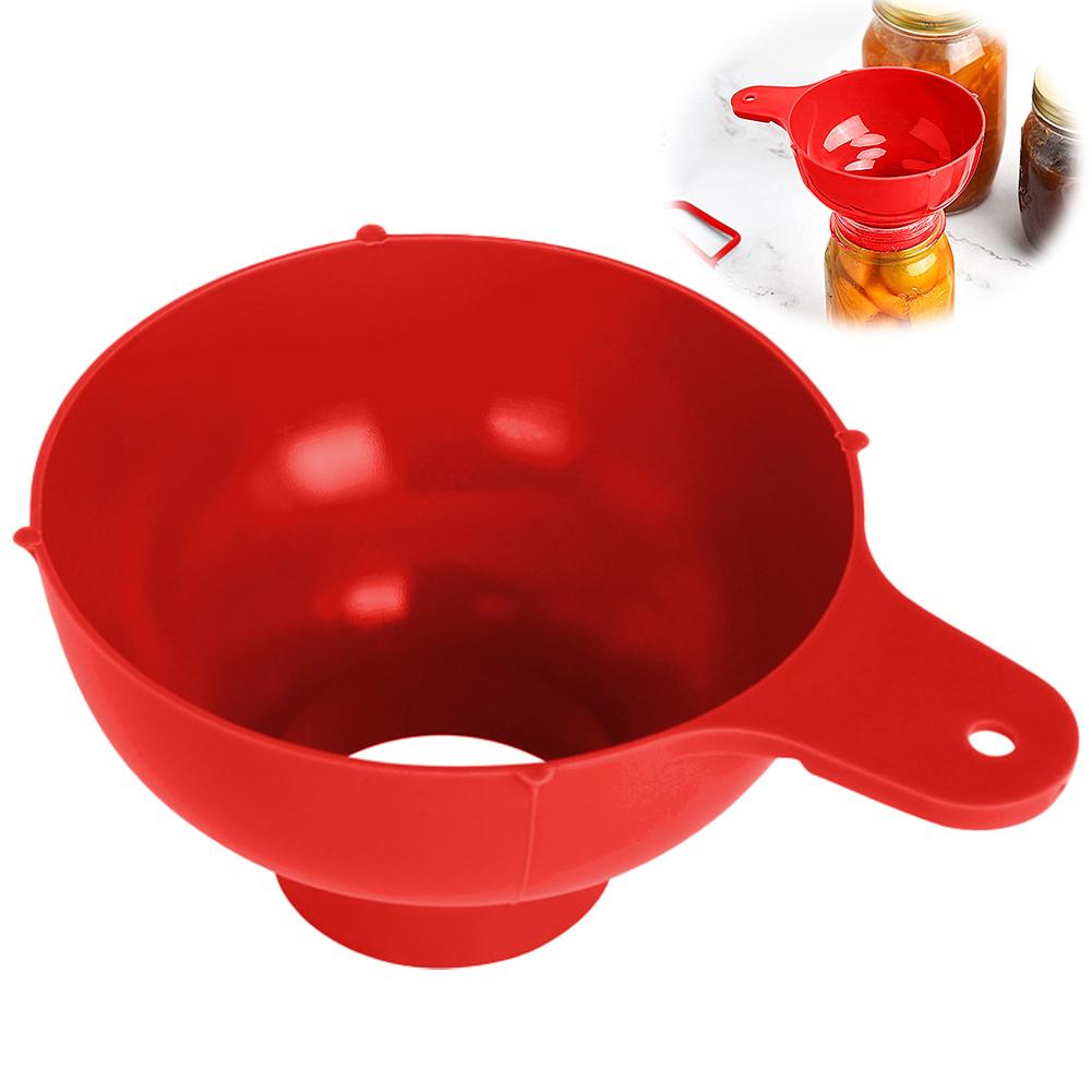 Plastic Wide Mouth Funnel for Kitchen - Refilling And Storage Accessory Compatible with Wide Or Regular Cans