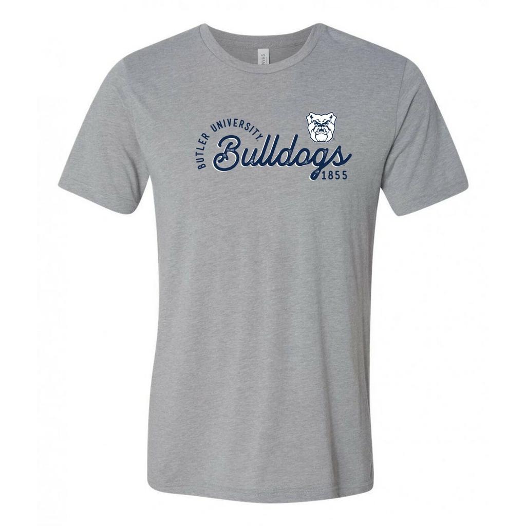Butler Bulldogs Sunshine Script Canvas Triblend T Shirt - Athletic Grey