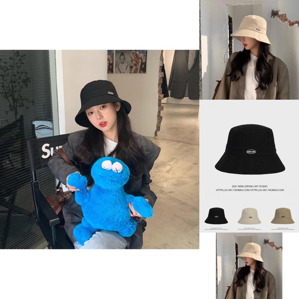 Trendy Embroidered Cotton Polyester Women's Sun Hat Versatile Bucket Hat For All Seasons