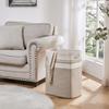 Large Capacity Woven Cotton Laundry Hamper and Storage Basket