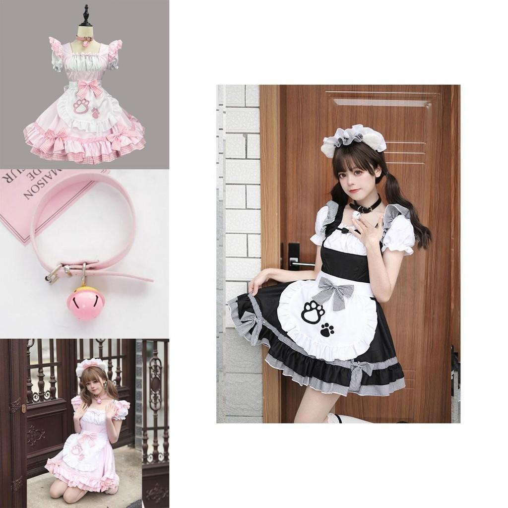 Cute And Classic Maid Costume Set For Cosplay Perfect For Anime And Games