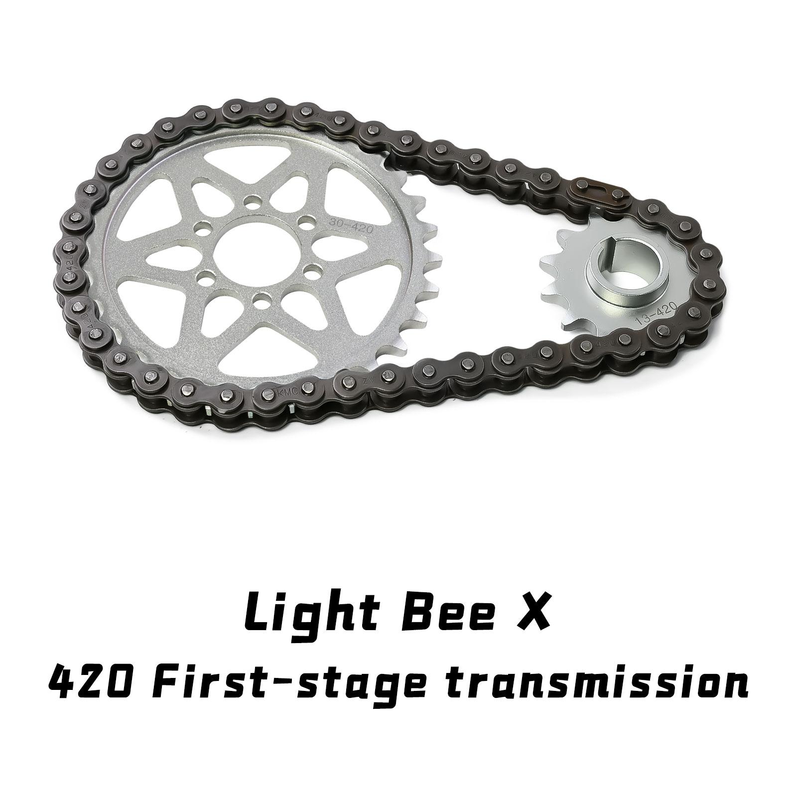 For SURRON Light Bee X Segway X260 X160 First-level Transmission Chain Gear Set Motorcycles E-bikes Primary Drive Sprocket Set chain gear set