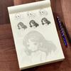 72 Pages Manga Tracing Book, Anime Character Sketching Drawing Pad, Learn To Draw Cartoon & Art Practice Book