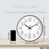 Silent Premium-Quality Quartz Superior-Grade Wall High-Standard Clock Superior-Grade Round Three-Dimensional First-Class Digital Latest-Design