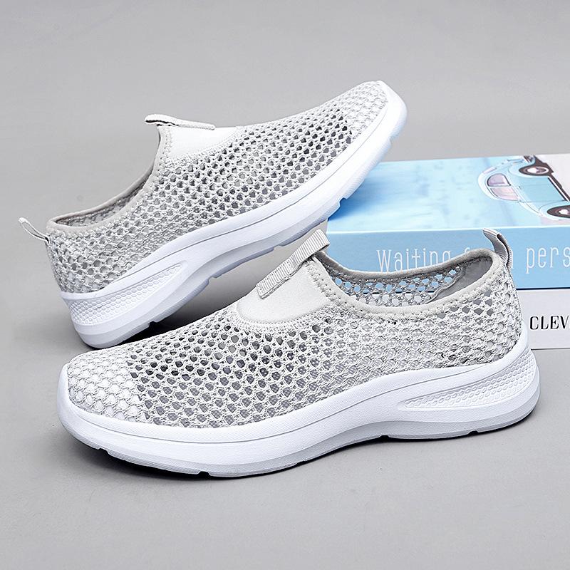 Nowe damskie buty plecione z siateczki, letnie i jesienne, oddychające, sportowe buty z siatki, dla studentek, sportowe, lekkie i wygodne, codzienne buty