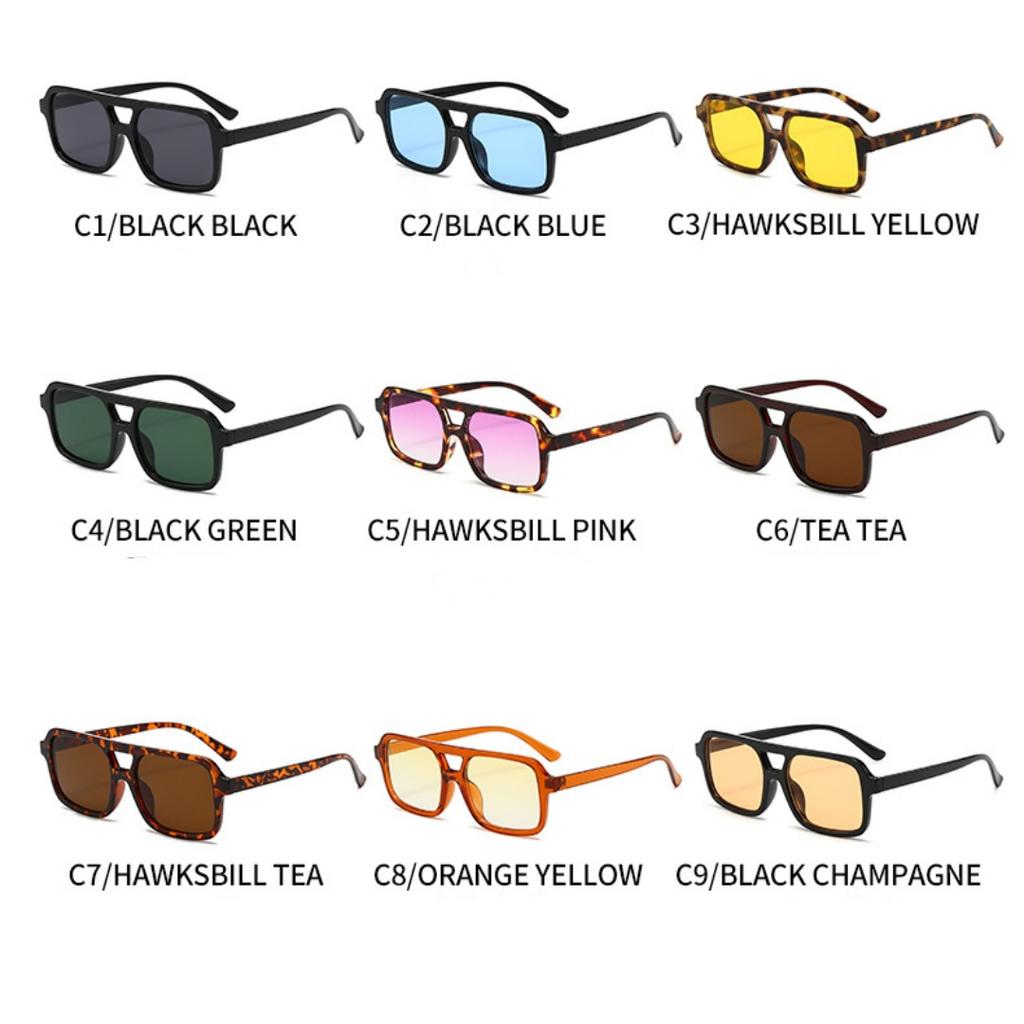 Women'S Sunglasses Street Photos Uv400 Sunglasses Square Sunglasses Multi-Color Options For Summer Essentials Fashion-Conscious