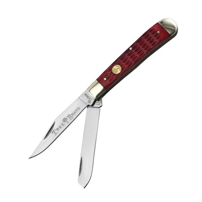 Dual Grafting Knife – 7Cr17MoV+440 Mirror Blade + White Copper & Ox Bone – Garden, Budding, Pruning
