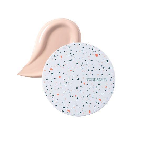 TONE fit SUN Vegan Sun Cushion (Choose 1 of 2 types) (Pink Bebe Tone Up/Bebe Tone Up) SPF50+ PA++++