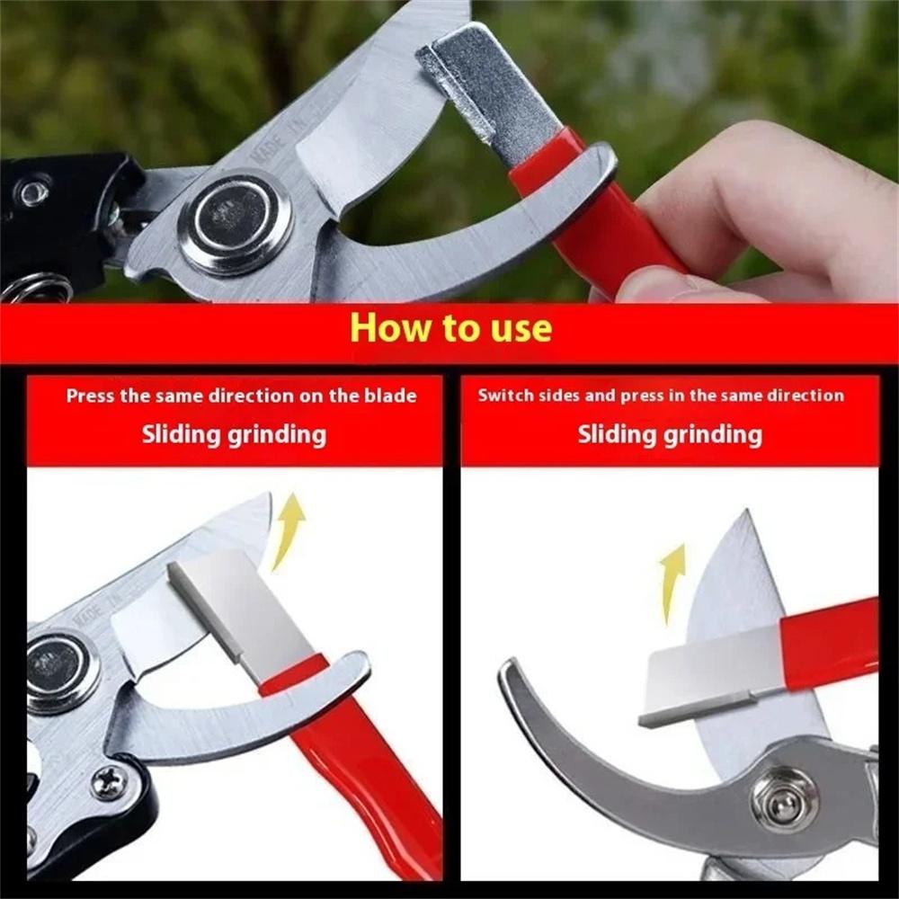 10PCS Professional Sharpeners Scissors Sharpener Diamond Ceramic Sharpening Stone for All Blades Including Garden Shears