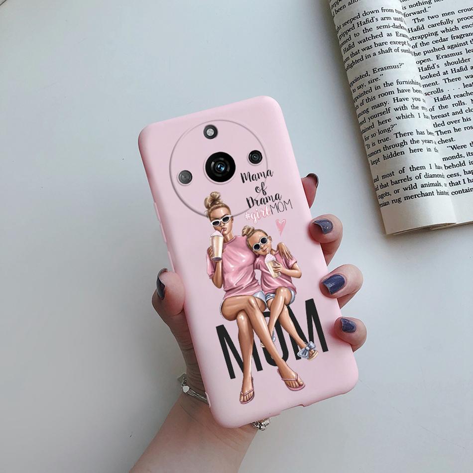 For Realme 11 5G Case RMX3751 Super Mom Baby Fashion Girl Funda Soft Cover For Realme 11 Pro+ Coque Realme11 Pro Plus Phone Case
