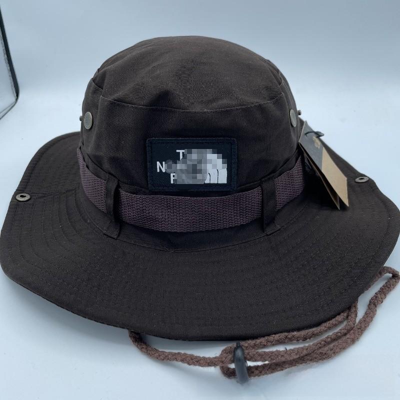 Letter Unisex Fisherman Hat Outdoor Wide Brim Sun Hat With Material Breathable