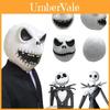 Encantadora Máscara de Látex de Pesadilla Antes de Navidad de Jack Skellington Para Adultos