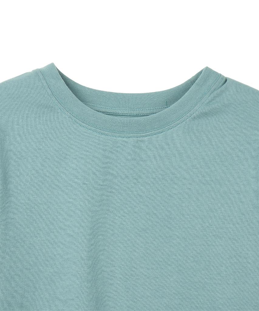 Dandel Dd Asym Side Rib Tee (Dusty Mint)