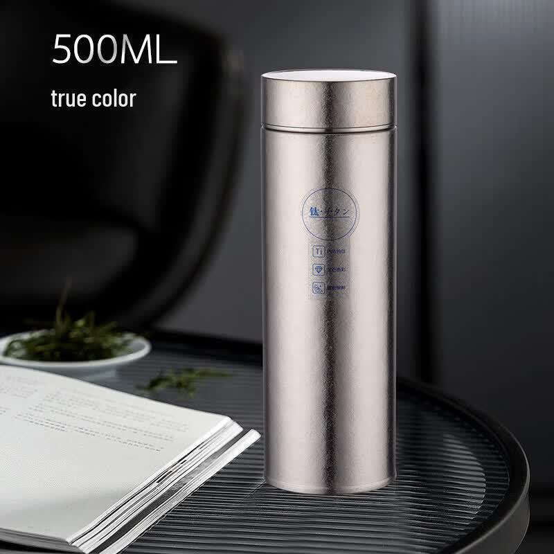 QUANGE Titanium-Lined Tea Infuser Insulated Bottle 500ml