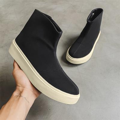 X Shoes New Short Boots Medium Help Casual Niche Heightening Retro High Street Sports Board Shoes