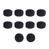 Pack Of 10 Quality Plastic Drum Felt Bottom Covers Replacement Set For Enhanced Vibration Dampening And Great Stability