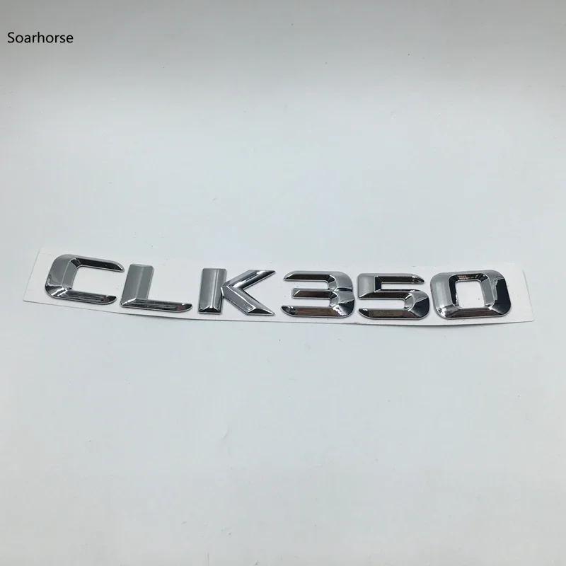 3D ABS For Mercedes-Benz W209 CLK Class CLK55 CLK63 CLK200 CLK220 CLK230 CLK550 Emblems Tail Logo Chrome Stickers Accessories