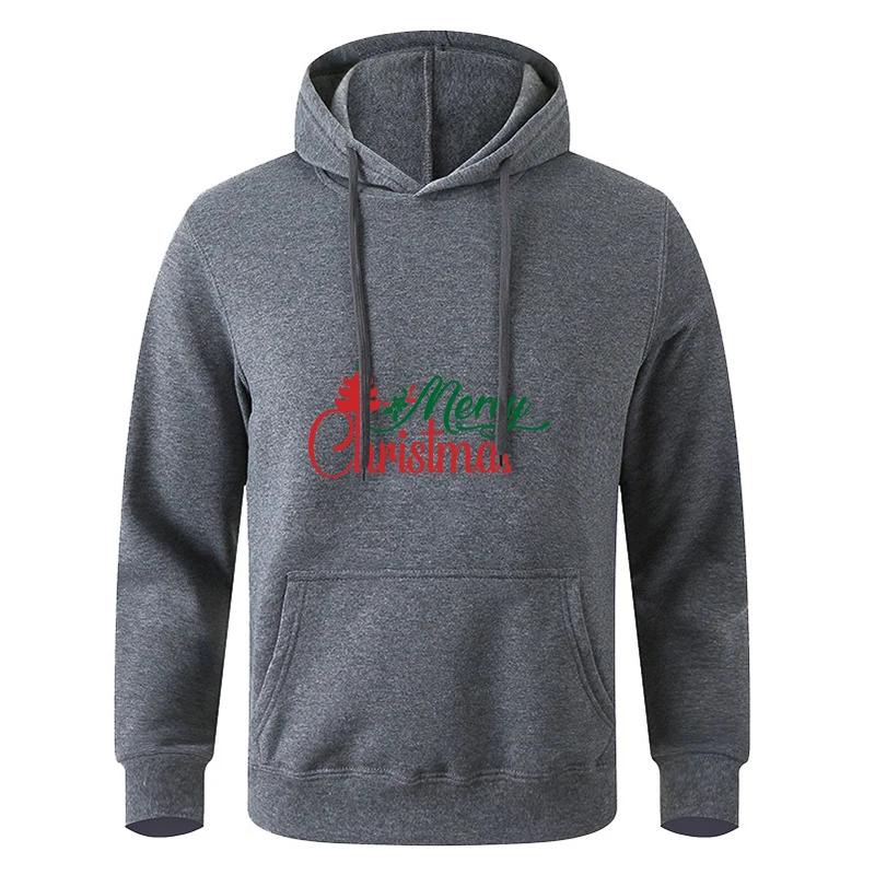 Long Sleeve Hooded Sweatshirt Black Gray Teens Autumn Sportswear Hoodie