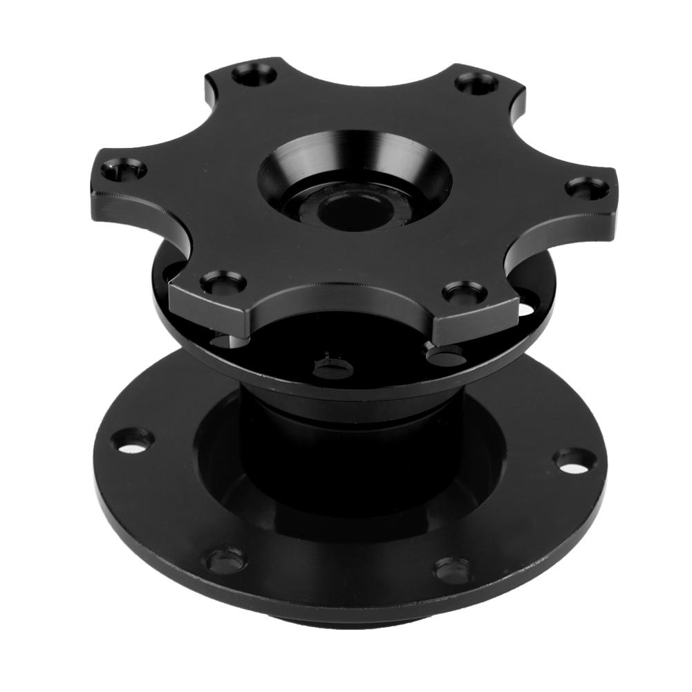 Car Steering Wheel Hub Quick Release Adapter Snap Off Kit with Screws