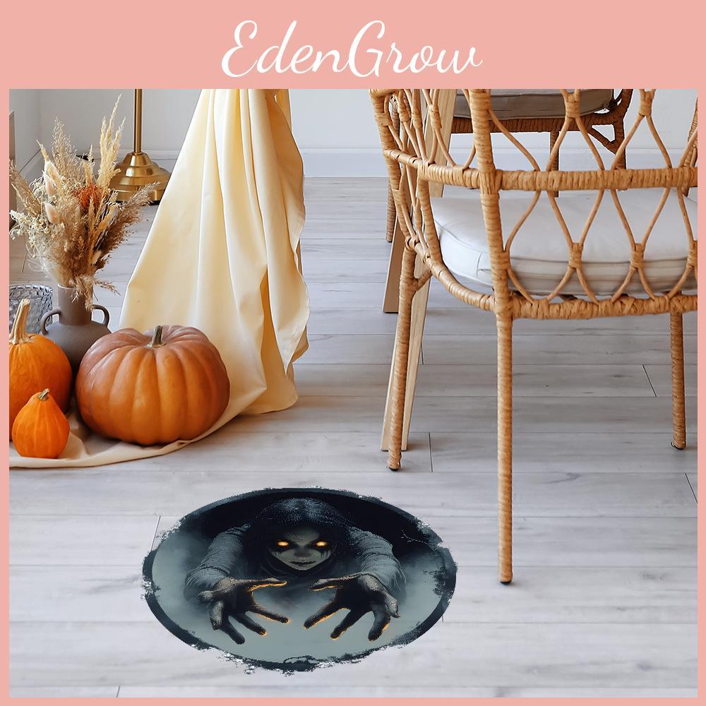 Horror Halloween Female Ghost Floor Stickers Bedroom Living Room Home Decoration