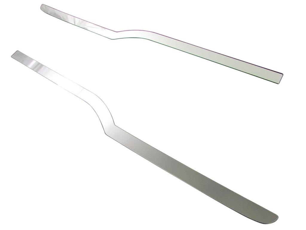 BRIGHTZ Finish Stainless Steel Plated Rear Bumper Under Mould for Toyota Days B21W Ultra-Mirror (2-Piece) (Highway Star) [TRU-MOL-061] (Product Code