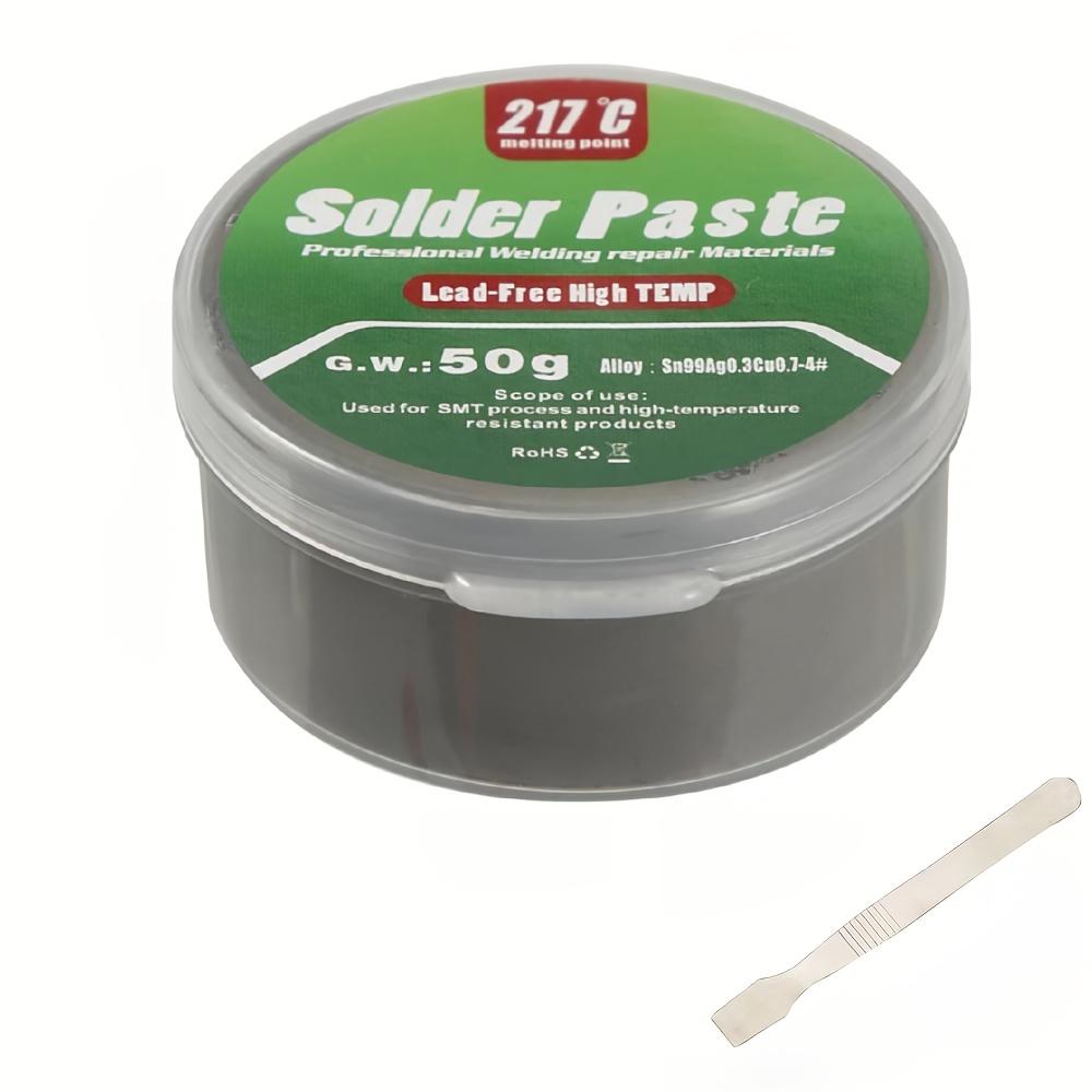 High-temperature Solder Paste 217°C (Sn99%Ag0.3%Cu0.7%), Electronic Solder Paste, Used for IC/PCB/BGA/SMD/repair with Melting Point of 217°C, No-clean