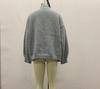2024 Autumn Women's Solid Color Loose Fit Semi-High Neck Versatile Sweater